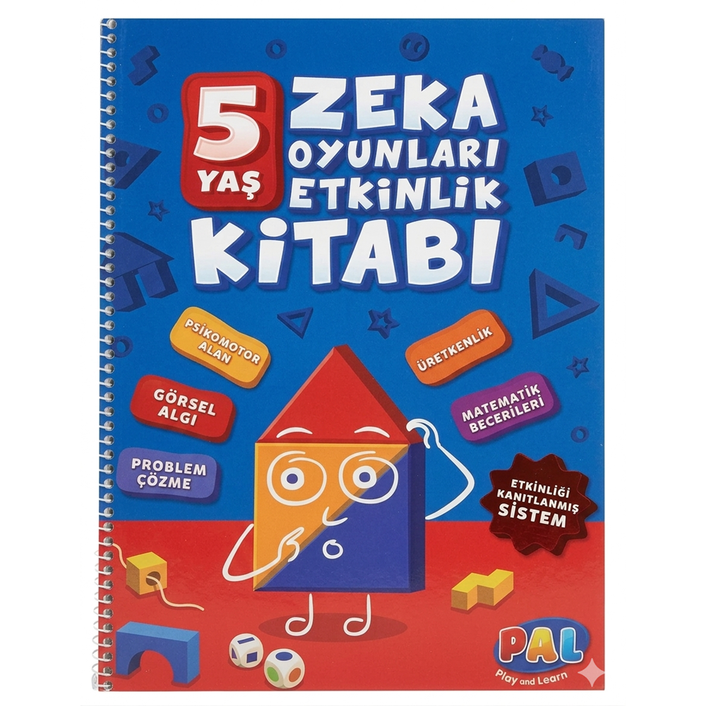 5 Yaş Zeka Oyunları Etkinlik Kitabı