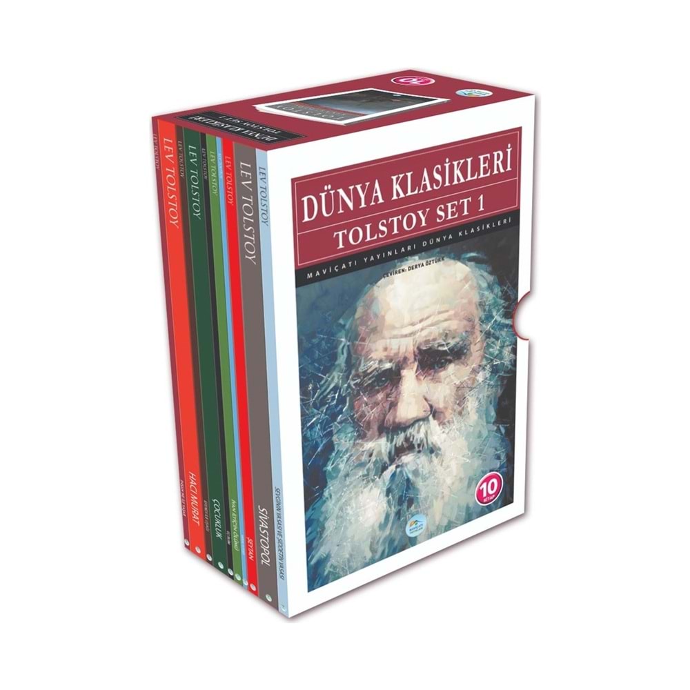 Mavi Çatı Yayınları Tolstoy Set-1 Dünya Klasikleri 10 Kitap
