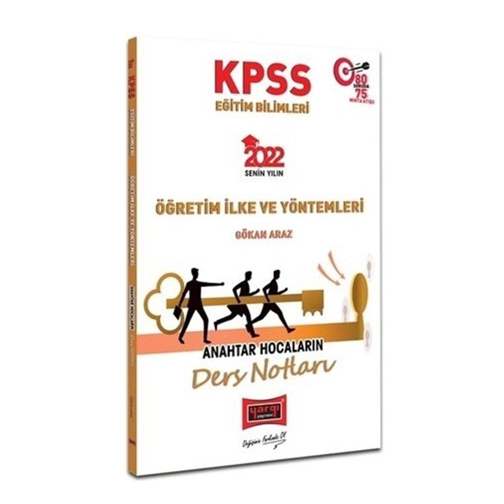 Yargı Yayınevi 2022 KPSS Eğitim Bilimleri Öğretim Yöntem ve Ilkeleri Anahtar Hocaların Ders Notları