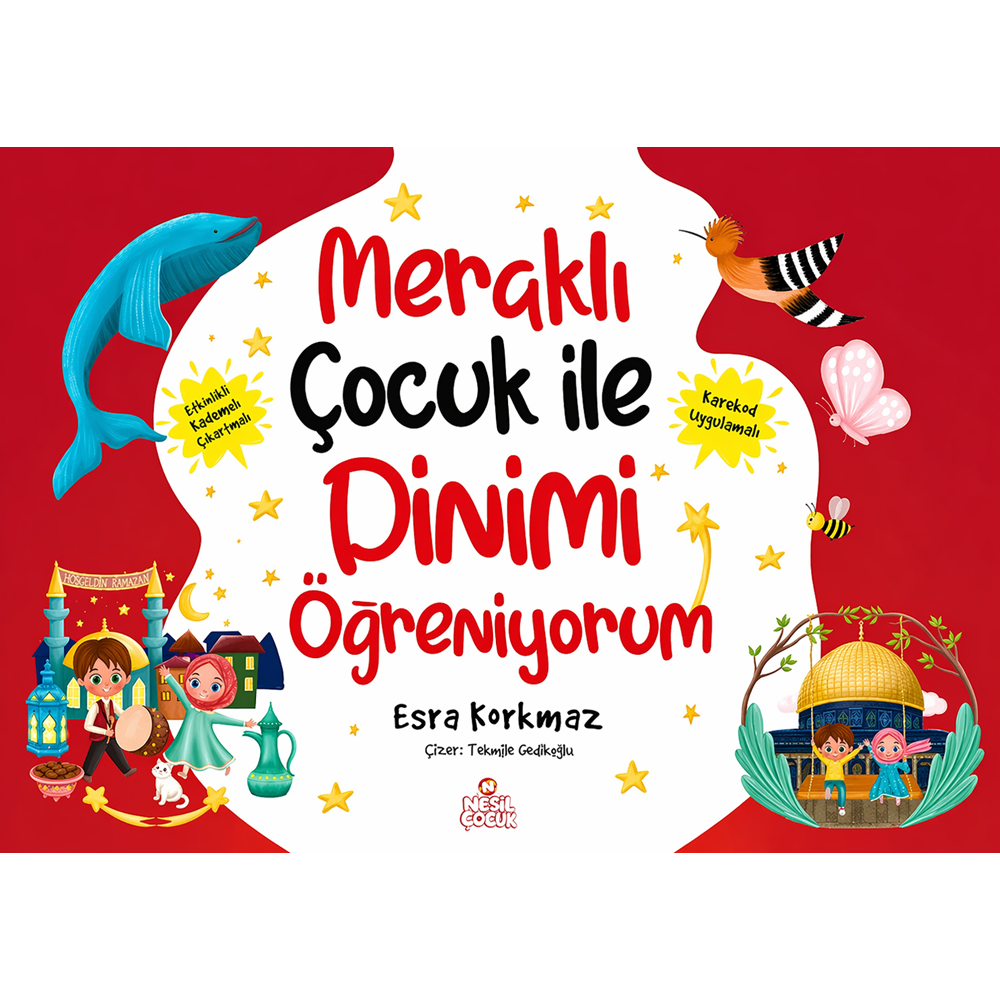 Meraklı Çocuk ile Dinimi Öğreniyorum (5 Kitap) - Esra Korkmaz