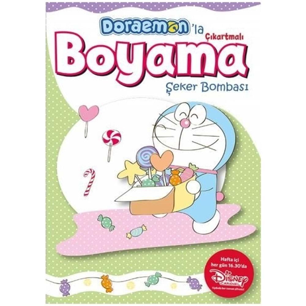 Doraemon'La Çıkarmalı Boyama Şeker Bombası