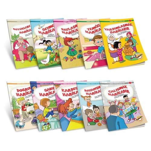 Harika Değerler Eğitim Seti 10'lu Set