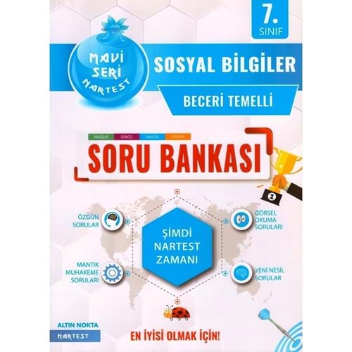 Nartest Yayınevi 7. Sınıf Sosyal Bilgiler Soru Bankası Fen Liselerine Hazırlık
