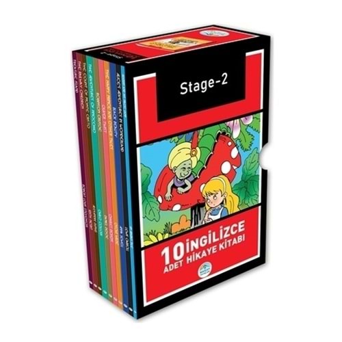 Stage - 2 Ingilizce Hikaye Seti (10 KİTAP KUTULU)