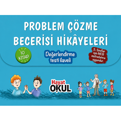 Hayat Okul Yayınları Problem Çözme Becerisi Hikayeleri 3. Sınıf Okul Seti