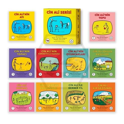 Cin Ali Serisi (10 Kitap) - Rasim Kaygusuz - Cin Ali Yayınları